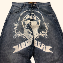 Load image into Gallery viewer, Low Rider Hip Hop Printed Baggy Jeans (L)