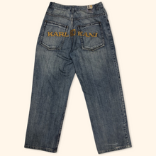 Load image into Gallery viewer, Karl Kani 2000s Spell Out Baggy Jeans (M)