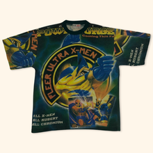 Lade das Bild in den Galerie-Viewer, Fleer Ultra X-Men Vintage 90s All Over Print T-Shirt (L)