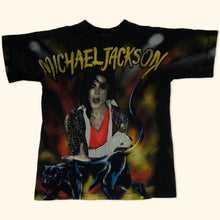 Load image into Gallery viewer, Michael Jackson Vintage 1990s All Over Print T-Shirt (S/M)