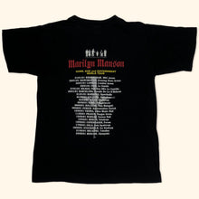 Load image into Gallery viewer, Marylin Manson Vintage 2001 Disposable Teens Guns, God and Goverment World Tour T-Shirt (S)
