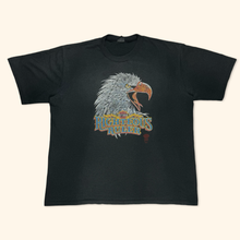 Load image into Gallery viewer, Harley Davidson 3D Emblem Righteous Ruler Sun Faded Vintage 80s Single Stitch Graphic T-Shirt (XXL)