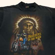Load image into Gallery viewer, Harley Davidson 3D Emblem Sun Faded Vintage 90s T-Shirt (XL)