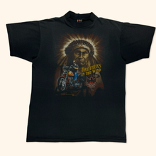Load image into Gallery viewer, Harley Davidson 3D Emblem Sun Faded Vintage 90s T-Shirt (XL)