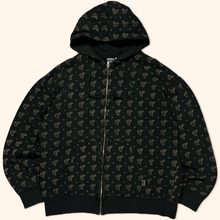 Load image into Gallery viewer, Famous Star & Stripes 2000s All Over Printed Zipper (L)