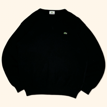 Load image into Gallery viewer, Lacoste Vintage Wool Knit V Neck Sweater (L/XL)