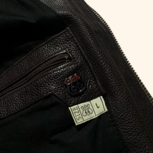 Lade das Bild in den Galerie-Viewer, Vintage 90s Oversized Route 66 USA Ultra Heavy Leather Jacket (L)