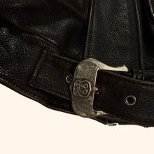 Lade das Bild in den Galerie-Viewer, Vintage 90s Oversized Route 66 USA Ultra Heavy Leather Jacket (L)
