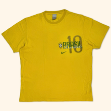 Load image into Gallery viewer, Nike 2000s Brasil Ronaldinho T-Shirt (XXL)