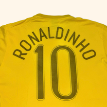 Load image into Gallery viewer, Nike 2000s Brasil Ronaldinho T-Shirt (XXL)