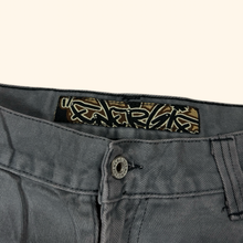 Load image into Gallery viewer, Energie 2000s Embroidered Tribal Baggy Jeans (L)