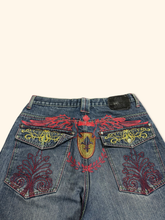 Load image into Gallery viewer, Old Skool Vintage 2000s Baggy Jeans (S/M)