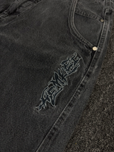 Load image into Gallery viewer, Aem'kei 2000s Hip Hop Baggy Jeans (M)