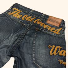 Load image into Gallery viewer, Replay 2000s Spell Out Straight Leg Jeans (M)