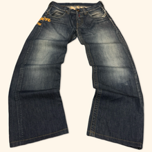 Load image into Gallery viewer, Replay 2000s Spell Out Straight Leg Jeans (M)