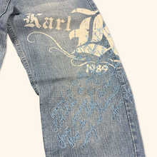 Load image into Gallery viewer, Karl Kani Vintage 2000s Hip Hop Baggy Jeans (M/L)