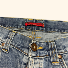 Load image into Gallery viewer, Angel & Devil Y2k Ladies Straight Leg Jeans (L)