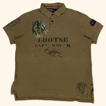 Load image into Gallery viewer, Ralph Lauren Vintage Dragon Line Polo T-Shirt (XL)