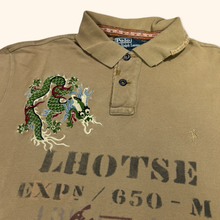 Load image into Gallery viewer, Ralph Lauren Vintage Dragon Line Polo T-Shirt (XL)