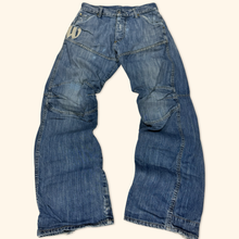 Load image into Gallery viewer, G-Star Spell Out Straight Leg Bootcut Jeans (M/L)