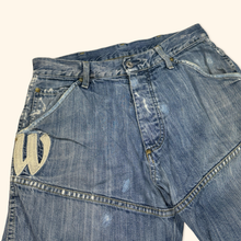 Load image into Gallery viewer, G-Star Spell Out Straight Leg Bootcut Jeans (M/L)