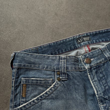 Load image into Gallery viewer, Armani Printed 2000s Straight Leg Jeans (S/M)