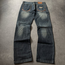 Load image into Gallery viewer, Armani Big Logo 2000s Straight Leg Jeans (M)