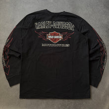 Load image into Gallery viewer, Harley Davidson Biker Flames Long Sleeve (M)