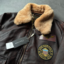 Load image into Gallery viewer, Military Pilot Style Deadstock Leather Jacket (M)