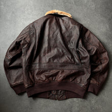 Load image into Gallery viewer, Military Pilot Style Deadstock Leather Jacket (M)