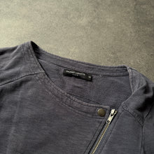 Load image into Gallery viewer, Galeries Lafyaette Paris 2000s Faded Asymetric Cotton Zipper (S)