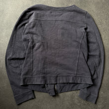 Load image into Gallery viewer, Galeries Lafyaette Paris 2000s Faded Asymetric Cotton Zipper (S)