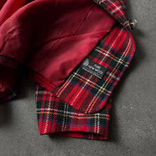 Load image into Gallery viewer, British Vintage 80s Tartan 100% Wool Plaid Ladies Blazer Jacket (S/M)