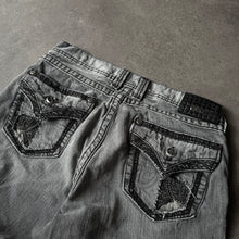 Load image into Gallery viewer, Afflicition Black Label Double Layer Jeans (M/L)