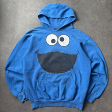 Lade das Bild in den Galerie-Viewer, Cookie Monster Early 2010s Faded Hoodie (S)