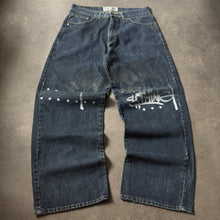 Lade das Bild in den Galerie-Viewer, Sancezz Vintage 2000s Printed Graffiti Baggy Jeans (XXL)