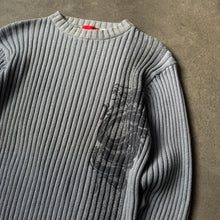 Load image into Gallery viewer, 2000s Ripped Knitt Slim Fit Sweater (S/M)