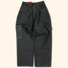 Load image into Gallery viewer, Strictly Y2K Deadstock Shiny Hip Hop Baggy Jeans (S/M)