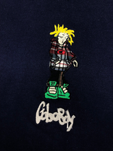 Load image into Gallery viewer, Gobo Boy Vintage Embroidered Hip Hop Hoodie (M)