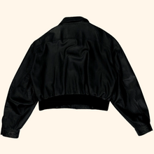 Lade das Bild in den Galerie-Viewer, Versus Gianni Versace Vintage 1990s Croped Leather Jacket (S/M)