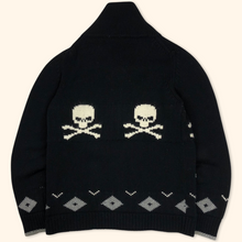 Lade das Bild in den Galerie-Viewer, Laneus Heavy Cashmere Merino & Angora Knit Cardigan (M)