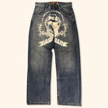 Load image into Gallery viewer, Low Rider Hip Hop Printed Baggy Jeans (L)