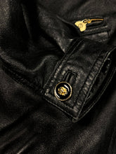 Lade das Bild in den Galerie-Viewer, Versus Gianni Versace Vintage 1990s Croped Leather Jacket (S/M)