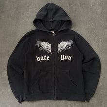 Load image into Gallery viewer, Vintage 2000s Hate You Wings Ladies Zipper (M)