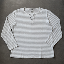 Load image into Gallery viewer, Basic Striped Button Long Sleeve (XL/XXL)