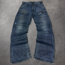 Load image into Gallery viewer, G-Star Spell Out Straight Leg Jeans (S)