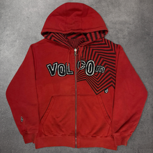 Load image into Gallery viewer, Volcom 2000s All Over Printed Reversible Zipper (L)