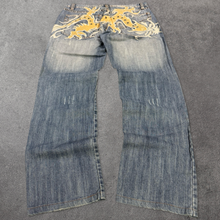 Load image into Gallery viewer, Vintage 2000s Dragon Straight Leg Jeans (M)