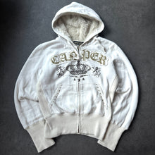 Load image into Gallery viewer, Vintage 2000s Ladies Fur Hood Zipper (L)