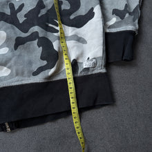 Lade das Bild in den Galerie-Viewer, Diesel Loungewear Distressed Gray Camo Zipper (S)